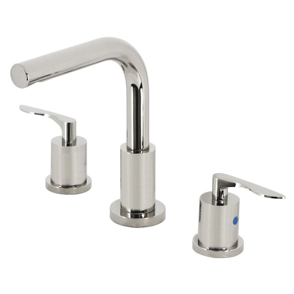 Kingston Brass FSC8959SVL Widespread Bathroom Faucet with Brass Pop-Up, Polished Nickel FSC8959SVL - main